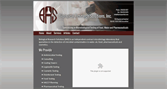 Desktop Screenshot of bioresearchsol.com
